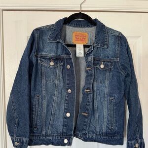 Kids Unisex Levi's Classic Blue Trucker Denim Jacket